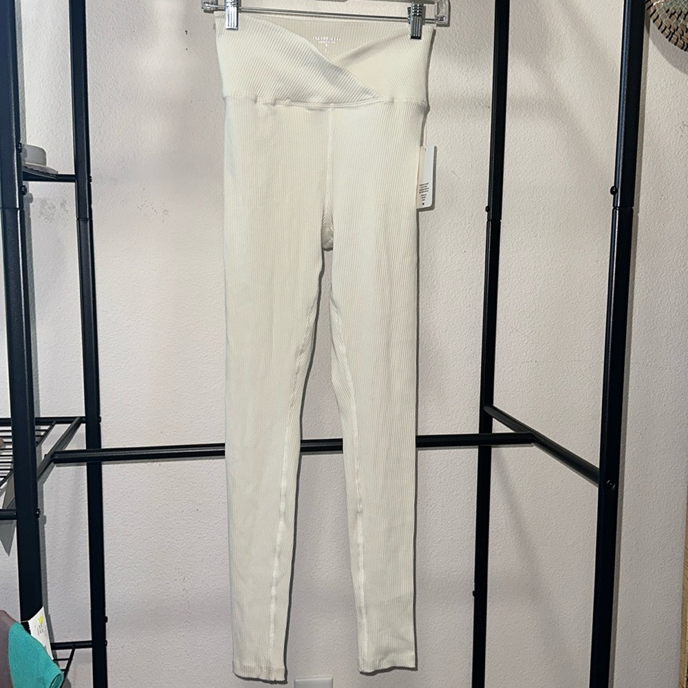 Year Of Ours Ribbed Veronica Legging BONE